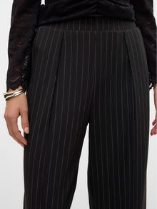 Vero Moda VMHENNA Korkea vyötärö Housut -Obsidian - 10329133