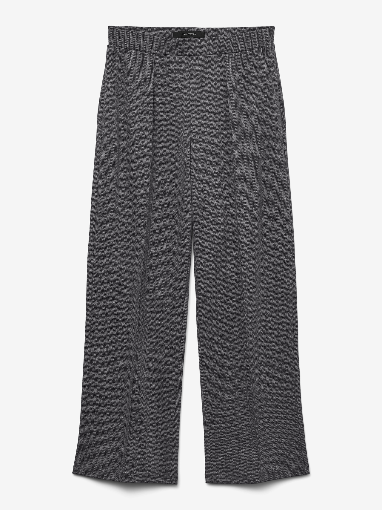 Vero Moda VMHENNA Magas derék Nadrág -Dark Grey Melange - 10329133