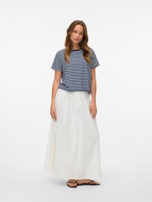 Vero Moda VMROXANNE Cintura media Falda larga -Snow White - 10329135