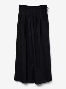 Vero Moda VMROXANNE Mid waist Long Skirt -Black - 10329135