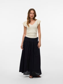 Vero Moda VMROXANNE Cintura media Falda larga -Black - 10329135
