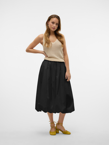 Vero Moda VMFRIBA Wysoka talia Długa spódnica -Black - 10329145