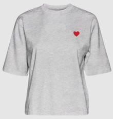 Vero Moda VMTHILDE T-Shirt -Light Grey Melange - 10329163