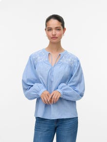 Vero Moda VMNIKA Top -Cashmere Blue - 10329166