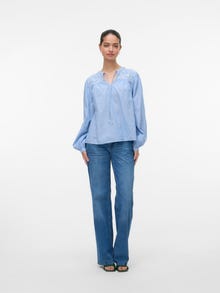 Vero Moda VMNIKA Top -Cashmere Blue - 10329166