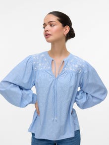 Vero Moda VMNIKA Top -Cashmere Blue - 10329166