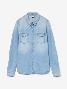 Vero Moda VMLINDY Chemise en denim -Light Blue Denim - 10329253