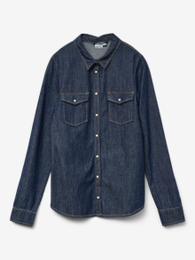 Vero Moda VMLINDY Jeanshemd -Dark Blue Denim - 10329253