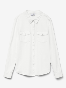 Vero Moda VMLINDY Denim shirt -Bright White - 10329253