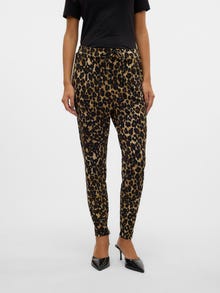 Vero Moda VMEVA Mid waist Trousers -Tigers Eye - 10329278