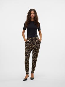 Vero Moda VMEVA Mid waist Trousers -Tigers Eye - 10329278