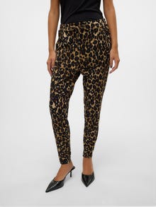 Vero Moda VMEVA Mid waist Trousers -Tigers Eye - 10329278