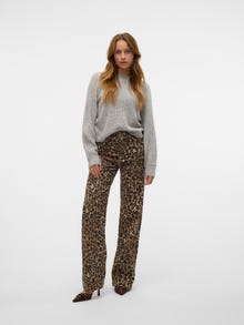 Vero Moda VMTESSA Hög midja Vida ben Jeans -Tigers Eye - 10329307
