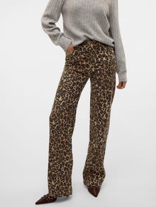 Vero Moda VMTESSA Hög midja Vida ben Jeans -Tigers Eye - 10329307