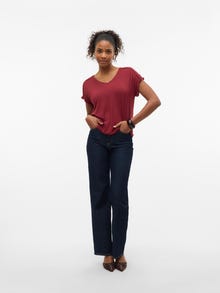 Vero Moda VMVANESSA Góra -Syrah - 10329351