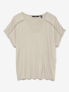 Vero Moda VMVANESSA Top -Birch - 10329351