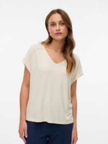 Vero Moda VMVANESSA Top -Birch - 10329351