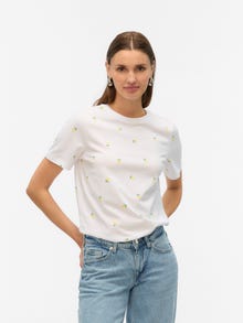 Vero Moda VMPAULINA T-shirts -Bright White - 10329355