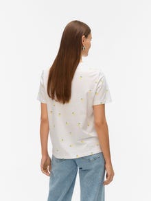 Vero Moda VMPAULINA T-shirts -Bright White - 10329355