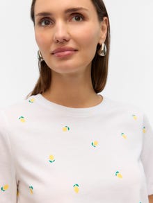 Vero Moda VMPAULINA T-shirts -Bright White - 10329355