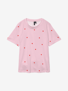 Vero Moda VMPAULINA T-Shirt -Pink-A-Boo - 10329355