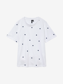 Vero Moda VMPAULINA T-shirt -Bright White - 10329355