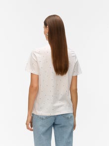 Vero Moda VMPAULINA T-shirts -Bright White - 10329355