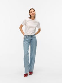 Vero Moda VMPAULINA T-shirts -Bright White - 10329355