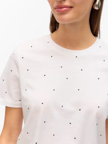 Vero Moda VMPAULINA T-shirts -Bright White - 10329355