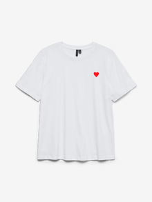 Vero Moda VMPAULINA T-Shirt -Bright White - 10329355