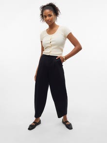 Vero Moda VMFRO High waist Broek -Black - 10329429