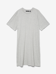 Vero Moda VMIDA Kurzes Kleid -Super Light Grey Melange - 10329453