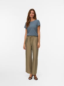 Vero Moda VMTOMA Ψηλόμεσο Παντελόνι -Mermaid - 10329454
