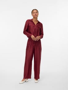 Vero Moda VMTOMA Høy midje Bukser -Syrah - 10329454