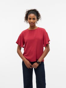 Vero Moda VMALVA Top -Karanda Red - 10329456