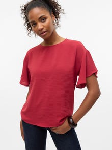 Vero Moda VMALVA Tops -Karanda Red - 10329456