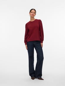 Vero Moda VMDAMINE Sweatshirt -Syrah - 10329470