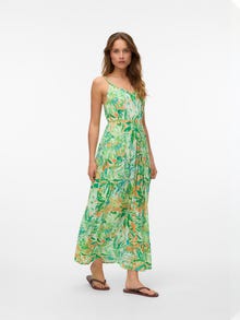Vero Moda VMBIA Lang kjole -Summer Green - 10329481