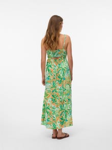 Vero Moda VMBIA Lang kjole -Summer Green - 10329481