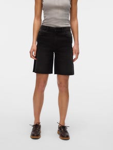 Vero Moda VMCLEO Long Shorts -Black Denim - 10329547