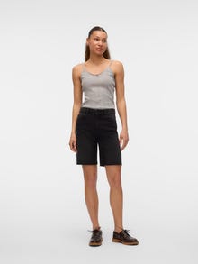Vero Moda VMCLEO Long Shorts -Black Denim - 10329547