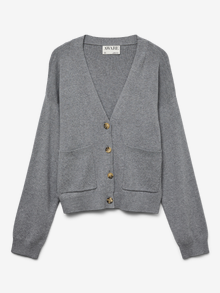 Vero Moda AWSIGBRIT Gebreid vest -Medium Grey Melange - 10329643