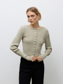 Vero Moda AWSHIRLEY Cárdigan de punto -Moss Gray - 10329645