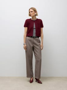 Vero Moda AWSILJA Casaco de Malha -Zinfandel - 10329650