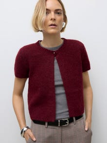 Vero Moda AWSILJA Casaco de Malha -Zinfandel - 10329650