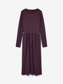 Vero Moda VMCILLE Langes Kleid -Plum Perfect - 10329722