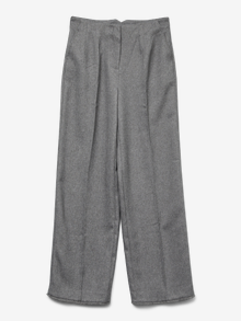 Vero Moda VMESTHER Hohe Taille Hose -Medium Grey Melange - 10329775