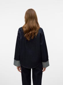 Vero Moda VMTESSA Denimskjorta -Dark Blue Denim - 10329789