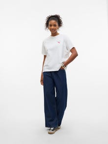 Vero Moda VMAYA T-shirt -Snow White - 10329799