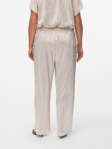 Vero Moda VMCDUVI Cintura alta Pantalones -Silver Colour - 10329813
